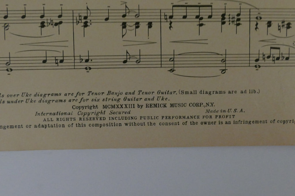 Coffee In The Morning and Kisses In The Night, 1933, from "Moulin Rouge" musical