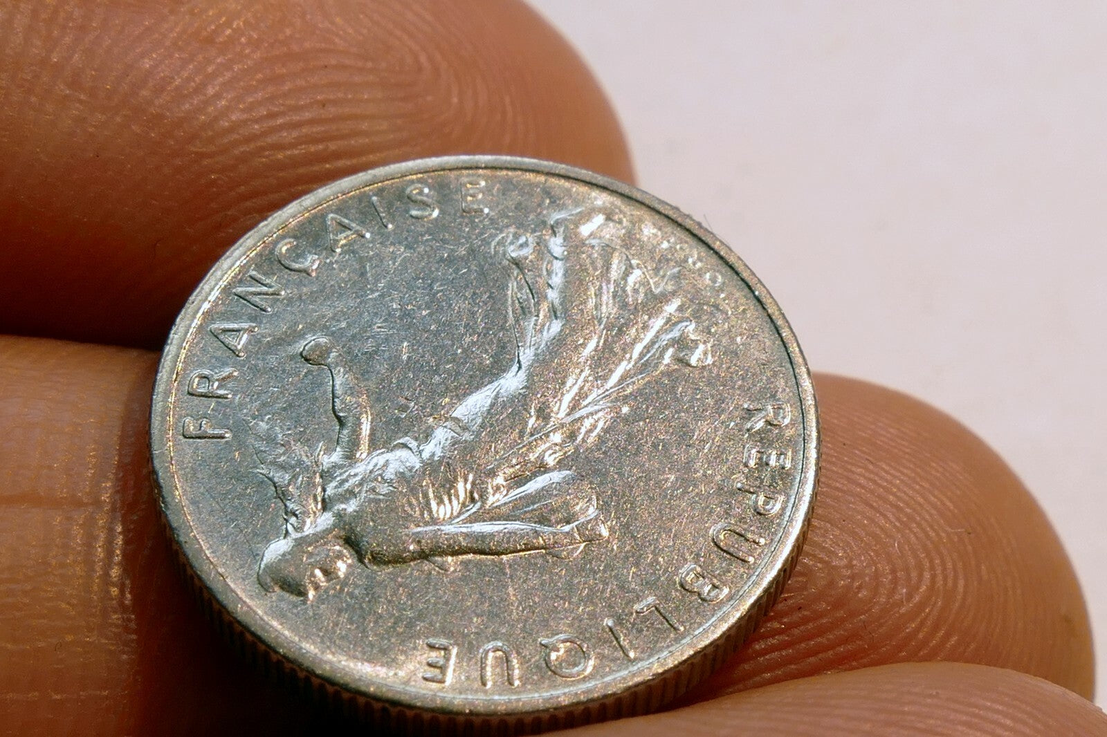 Republique Francais  1/2 Franc 1970 coin France