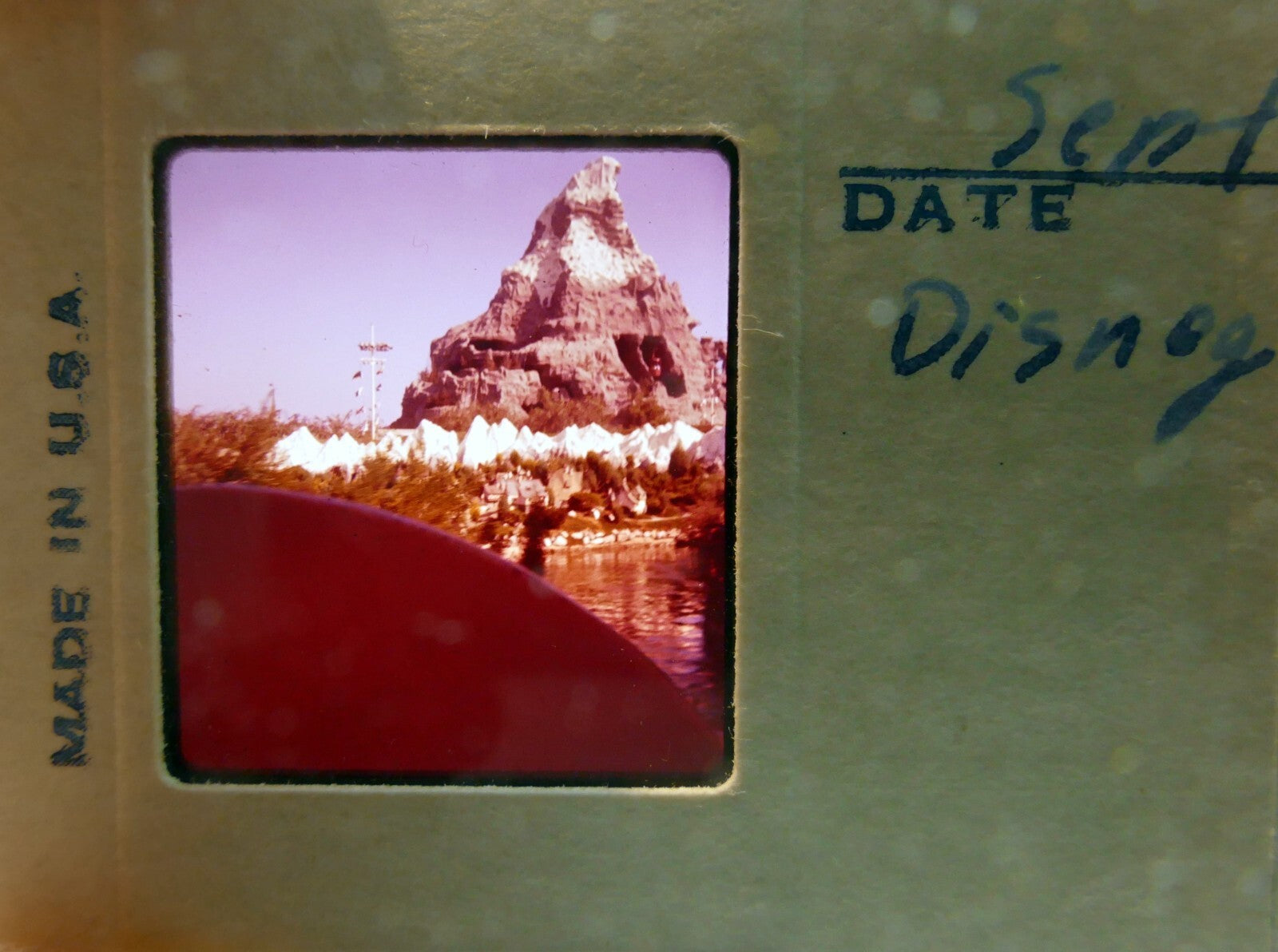 Stereo realist slide   disneyland usa   sept 1959 kodak ektachrome color