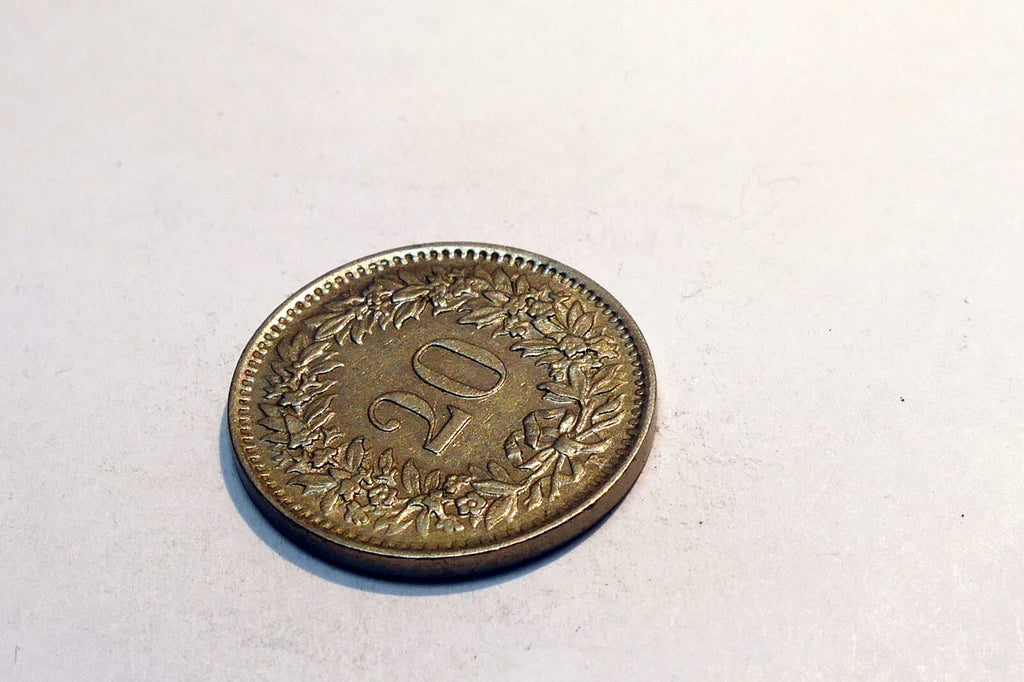 Coin Switzerland 1959 20 Rappen Confederatio Helvetica