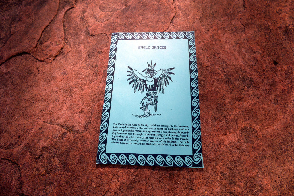 "EAGLE DANCER" Navajo The  Kachina Native American Tribal Brochure