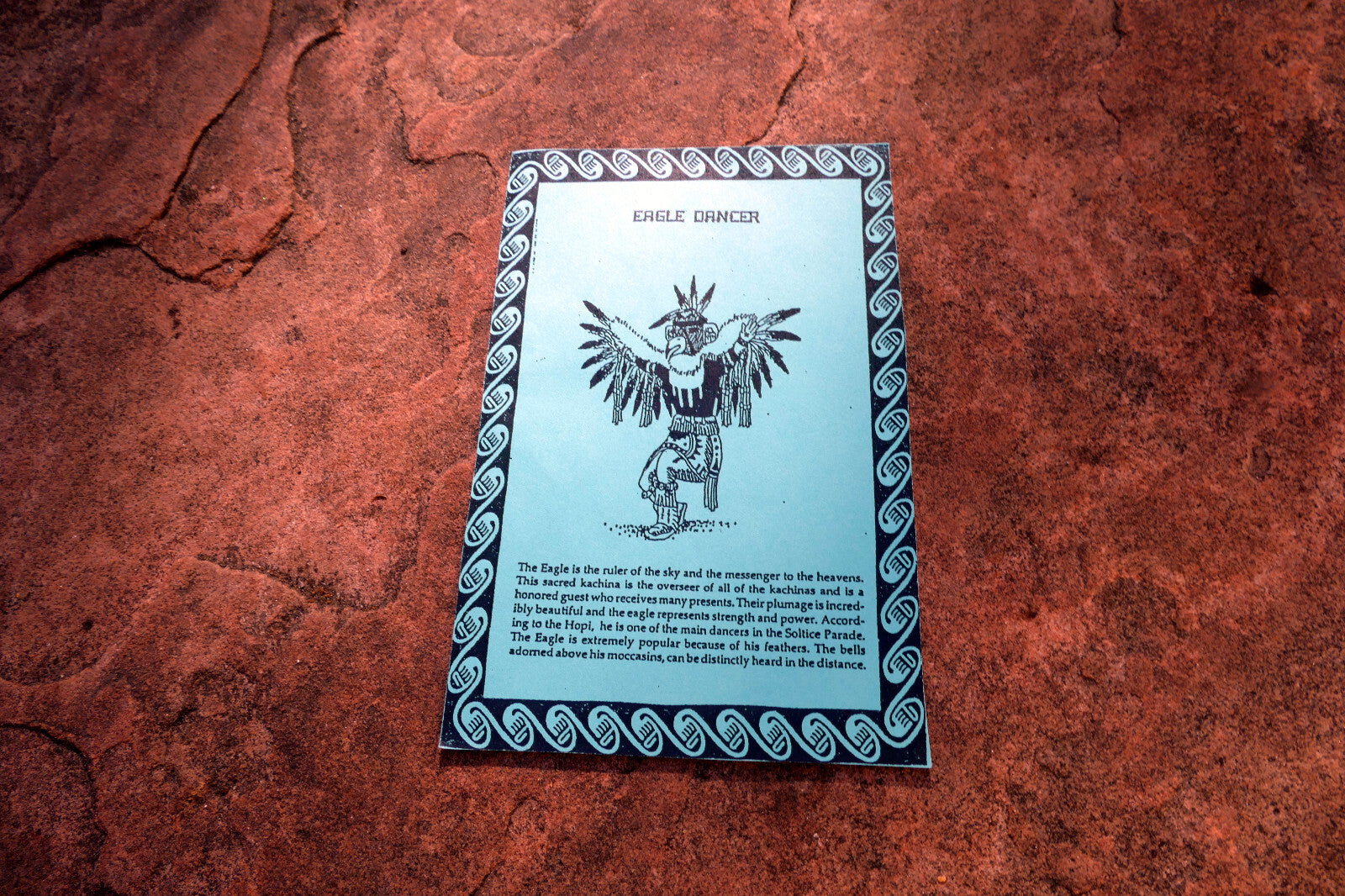 "EAGLE DANCER" Navajo The  Kachina Native American Tribal Brochure