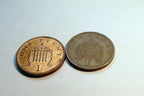 1 Penny  Coin  Elizabeth II UK Great Britain lot of two coins pack