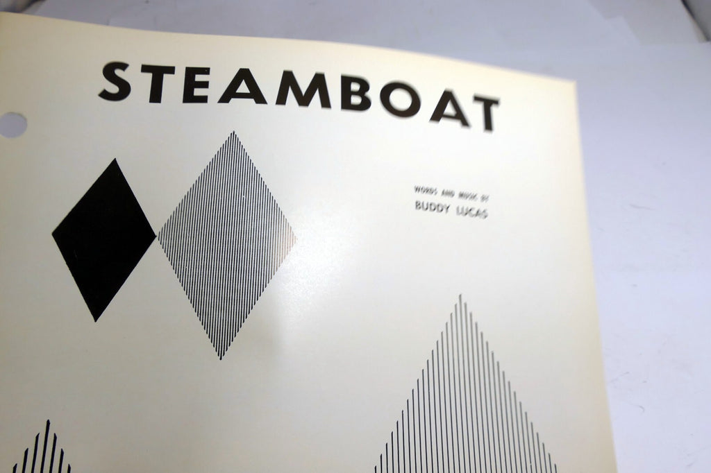 Steamboat by buddy lucas 1955 sheet music the drifters