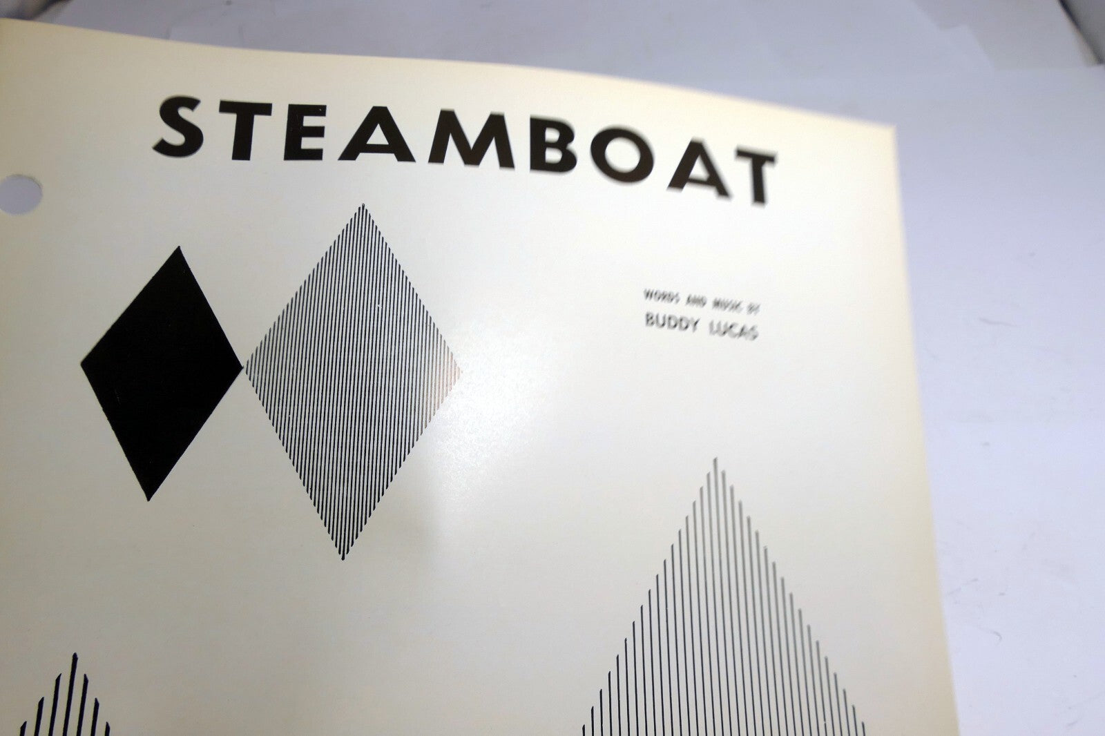 Steamboat by buddy lucas 1955 sheet music the drifters