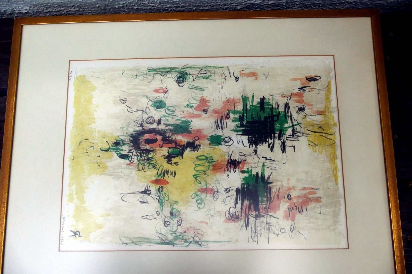Rolf Cavael Lithograph Print Framed 91/200 Plate signed Limited numbered