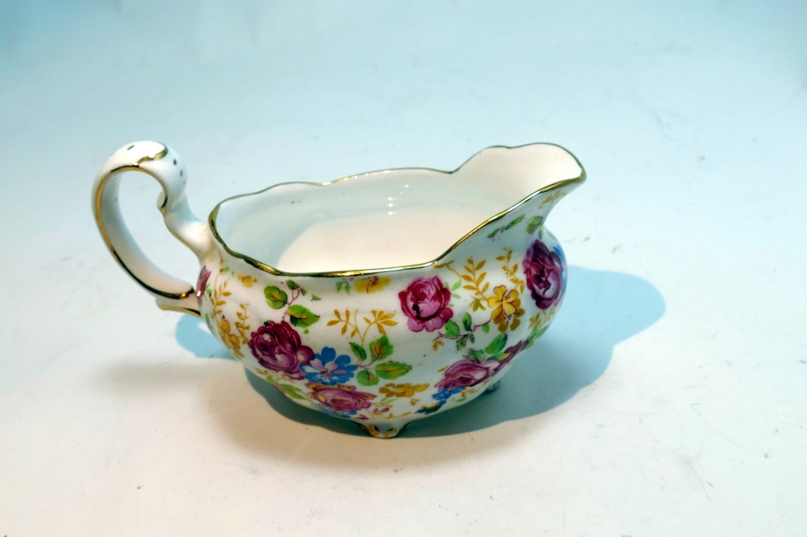 Royal Stafford Creamer pitcher  only ~June Roses~ Bone China made in England