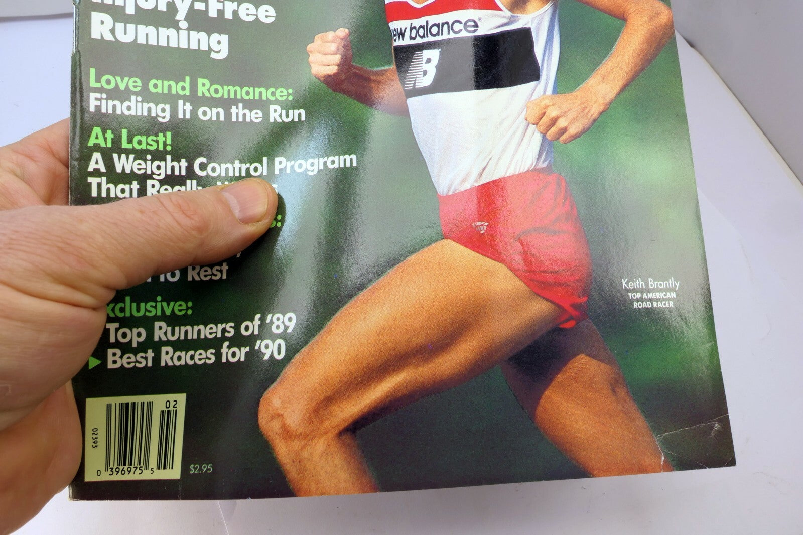 Runner's World  Magazine February 1990 "End Knee pain Forever" 8 Steps how to