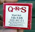 Qrs word roll 10 135 edelweiss by rodgers & hammerstein