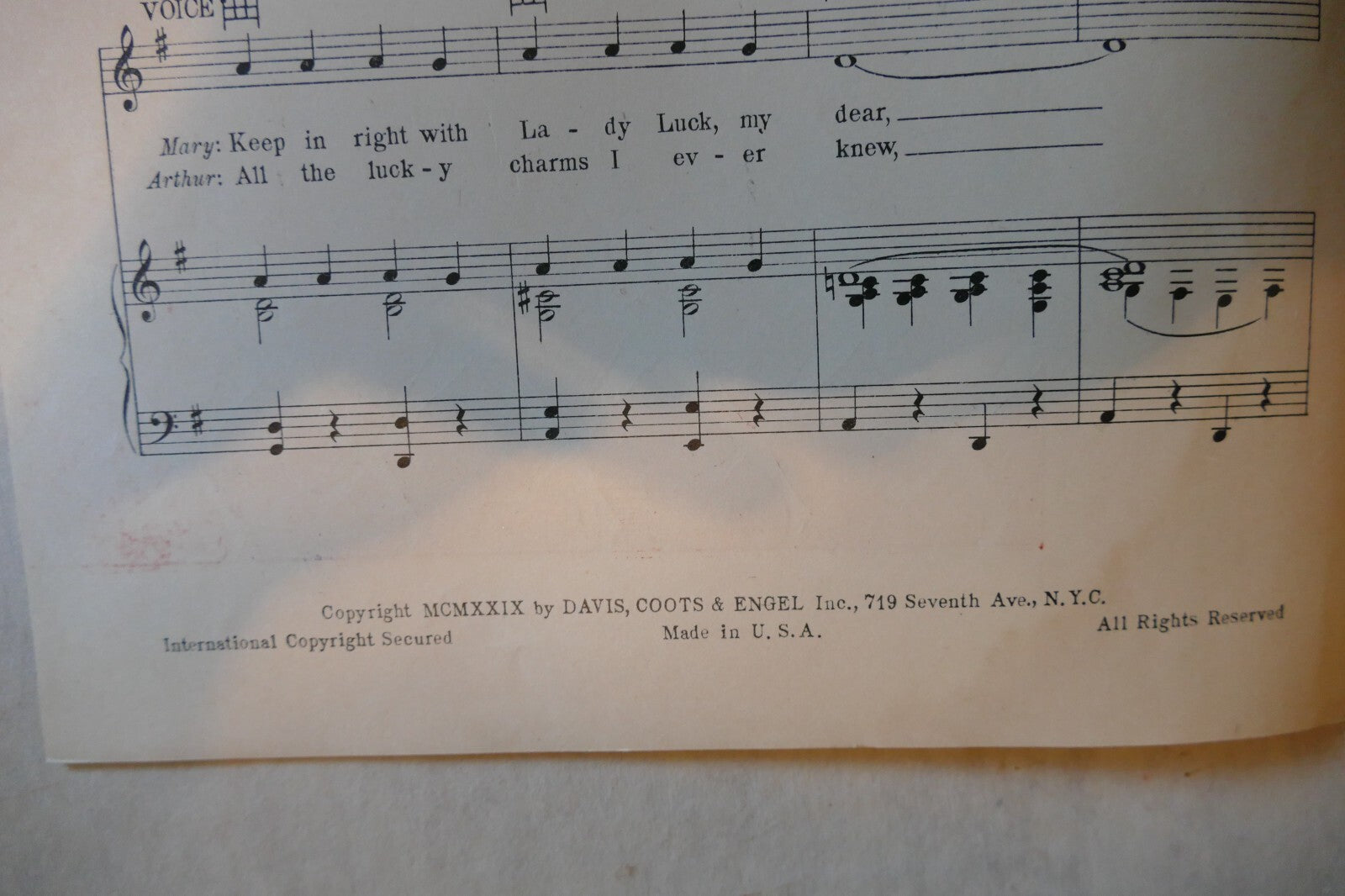 Cross Your Fingers 1929, Sons O' Guns, Arthur Swanstrom, Benny Davis, Fred Coots