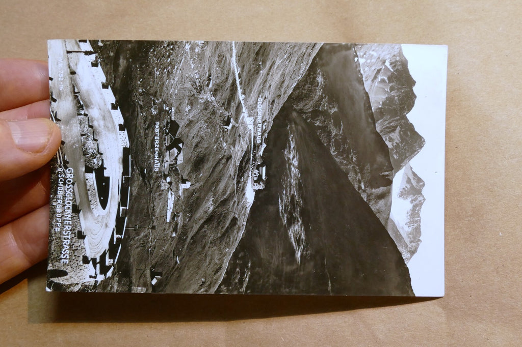 Großglockner-Alpine Road postcard Black & white Austria vintage - unposted