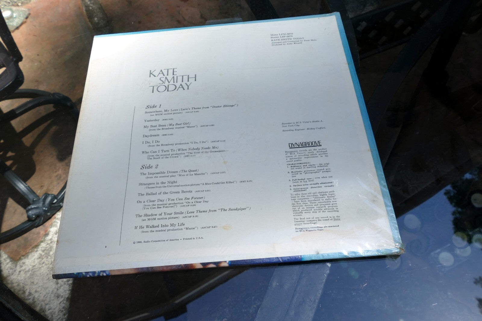 Kate Smith Today RCA LSP-3670 Record Album Vinyl LP  RCA 1966