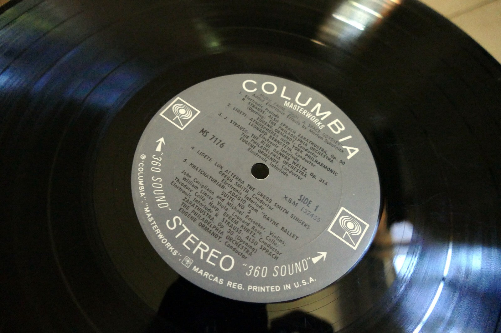 Ormandy/Bernstein ~ 2001 A Space Odyssey a 33⅓ Vinyl LP Recording NM MS 7176