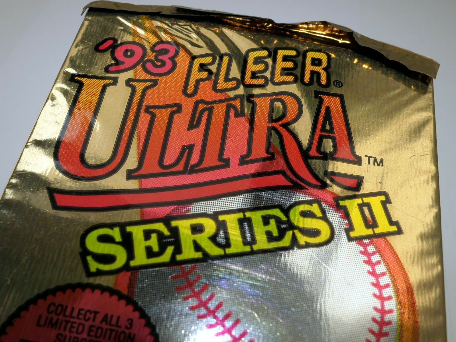 Fleer ultra '93 1993 baseball trading cards 14 cards series ii limited new