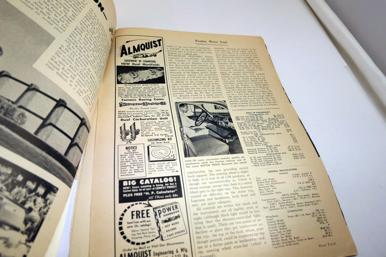 Pontiac 1950 Hydromatic Drive clippings review article Automotive Industries
