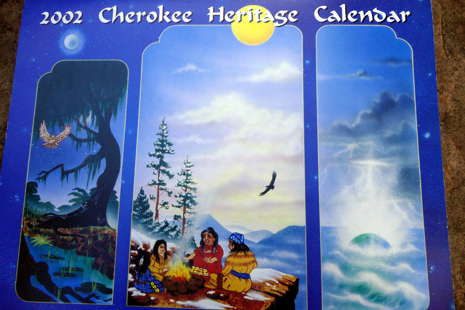2002 The Cherokee Herritag Calendar Native American artists