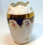 Limoges vase france 22 c gilded 6" porcelaine imperial city royal xviii