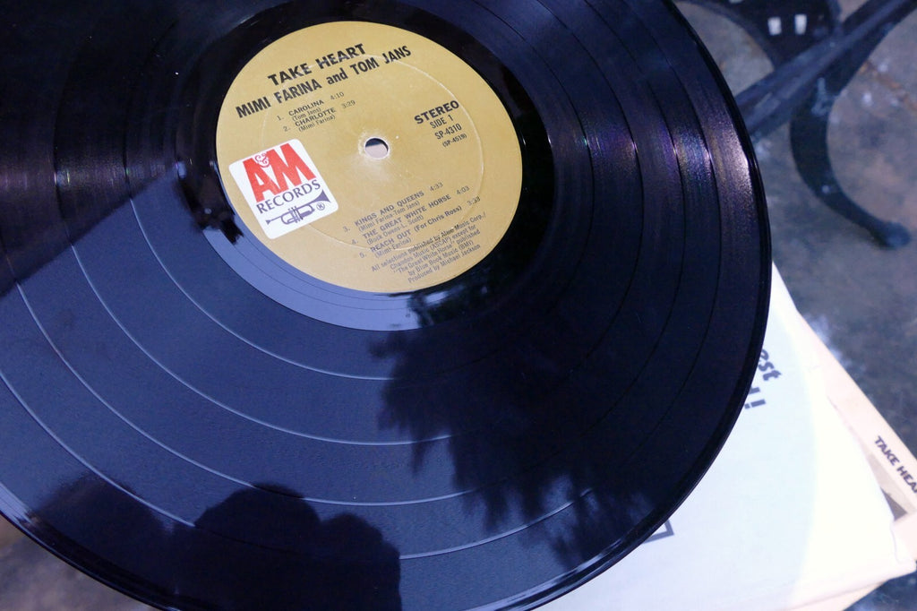 Mimi Farina And Tom Jans - Take Heart LP   SP 4310 A&M 1971 Vinyl Record