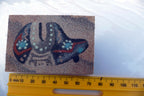 Navajo Sand Painting small 5X7.5cm Square USA  Arizona