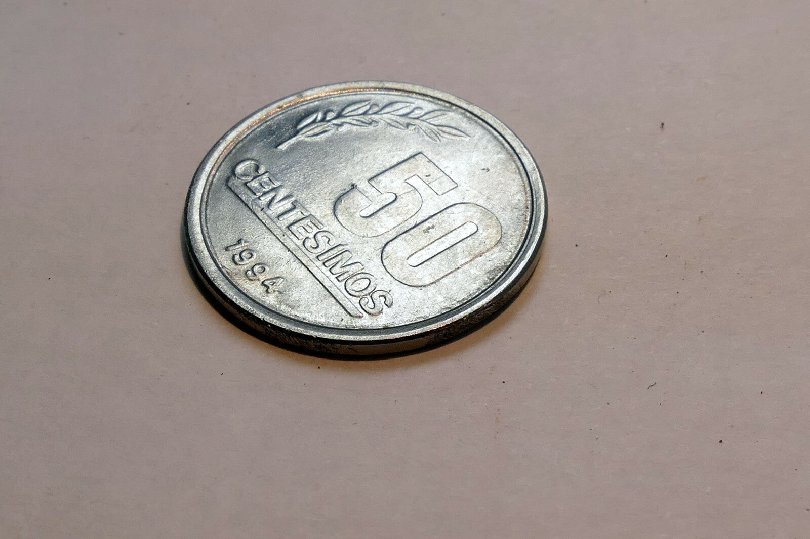 Republica Oriental  Del Uruguay  Coin 50 Centesimos 1994