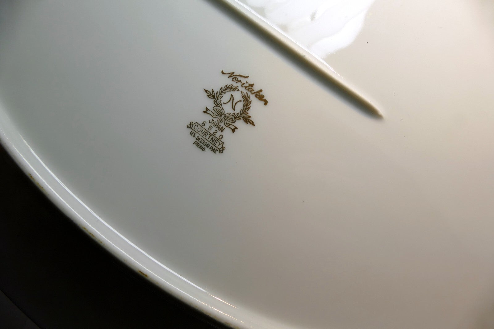 Noritake Courtney #6520 Platter Dinner Plate main dish Thanksgiving large 14"