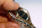 Ladies Black/Silver Tone Quartz Arabic Numerals Watch - Needs Battery