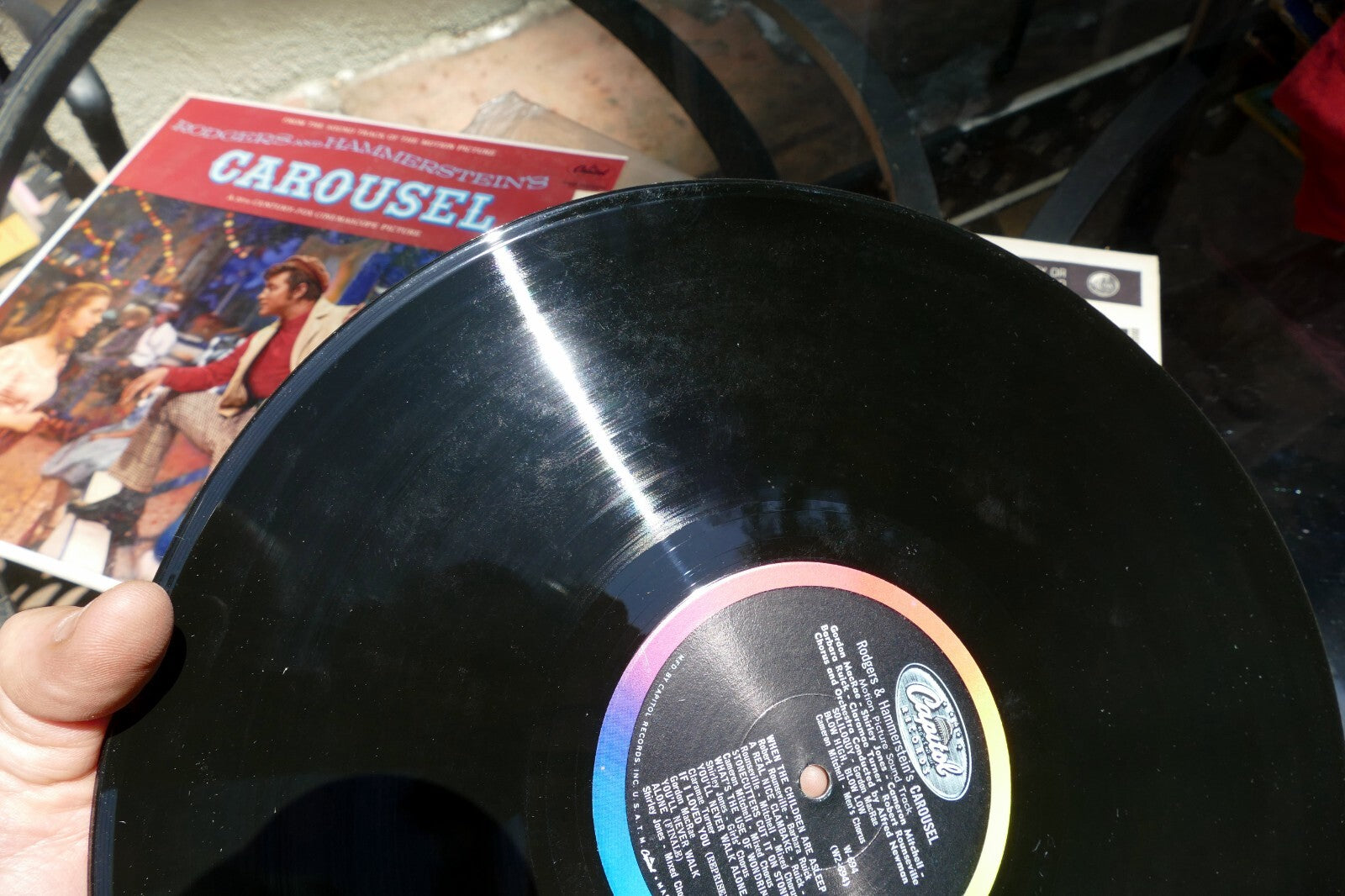 Rodgers and Hammerstein's Carousel Soundtrack Vintage Vinyl  1956 Record LP W694