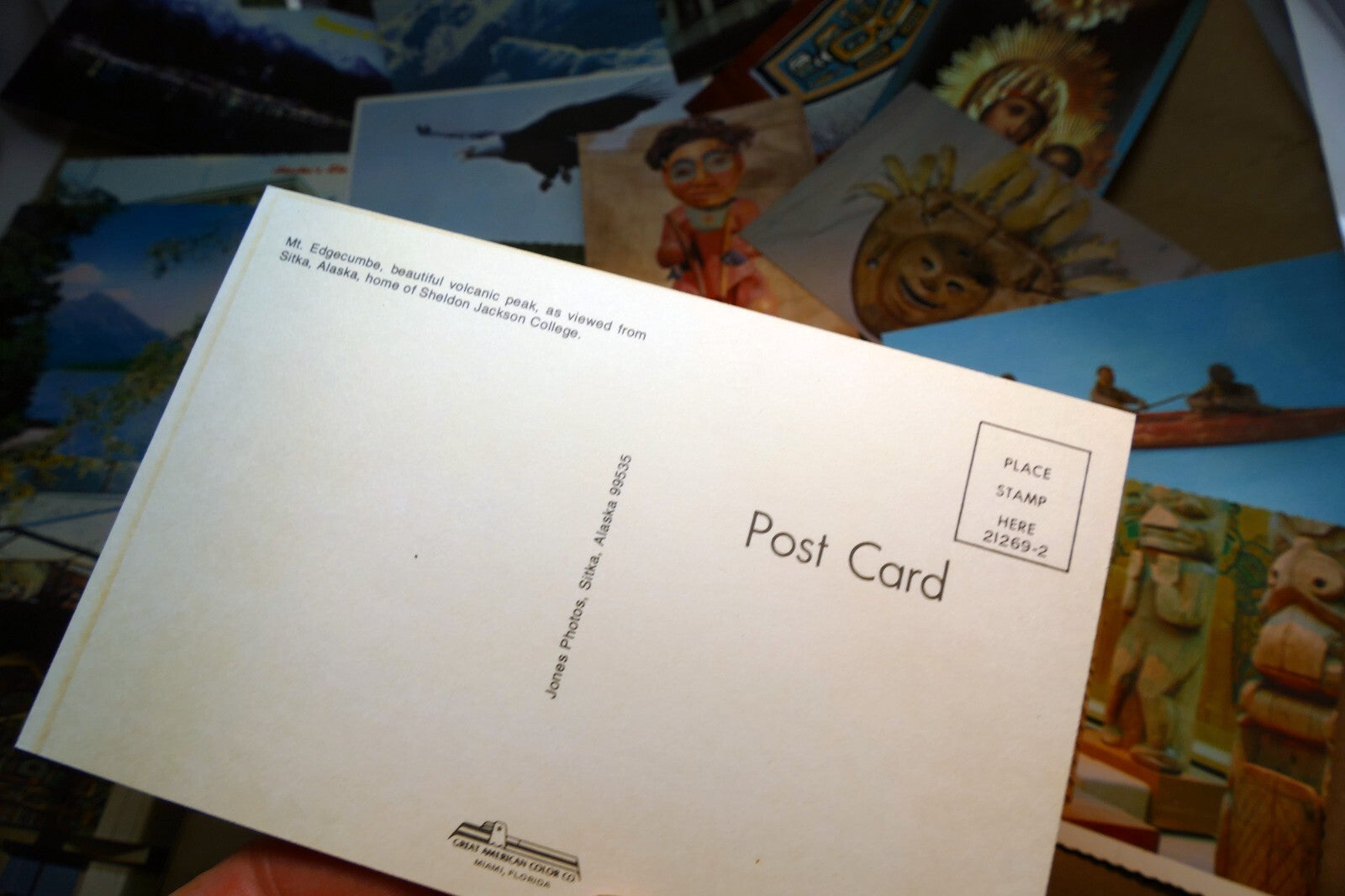 1980's Postcard unposted Alaska USA lot of 23 pack landscapes cityscapes native