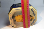 Uneeda Biscuits Tin Depicts 1923 Art Tin octagonal empty container boy