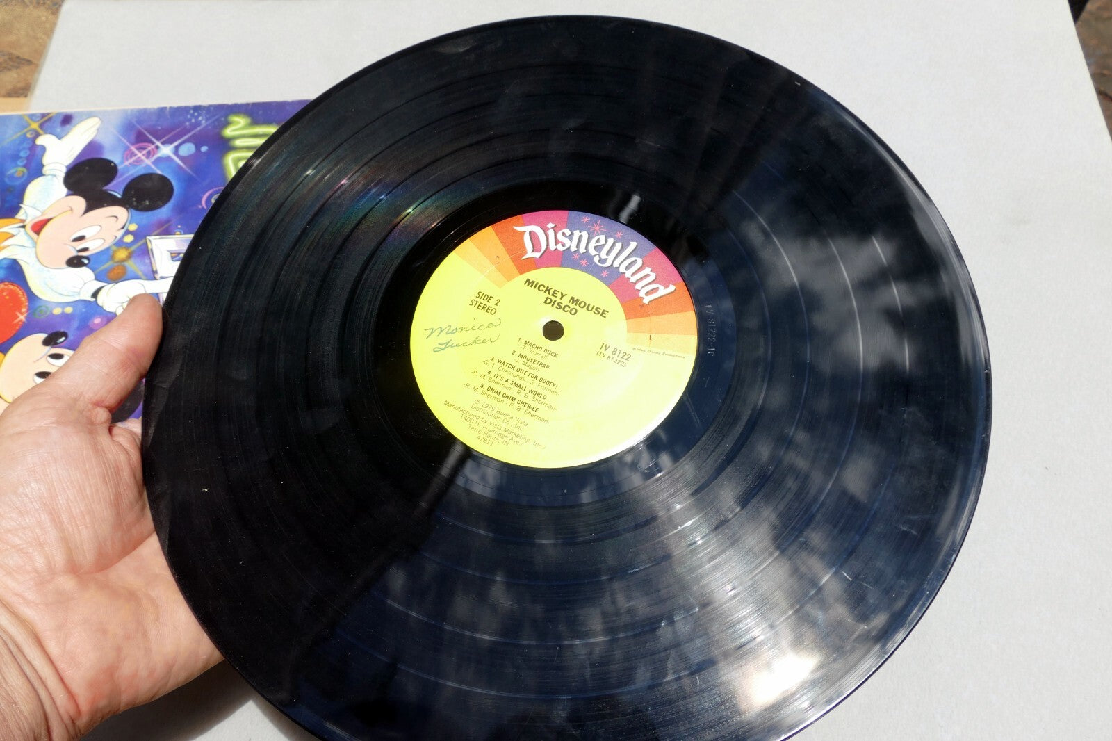 Mickey Mouse Disco Vinyl, LP 1979 Disneyland Walt Disney 1V 8122