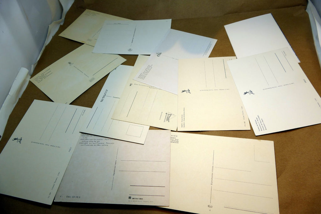 1980's Postcard unposted Italy set of 12 Genova Cityscapes Roma lot