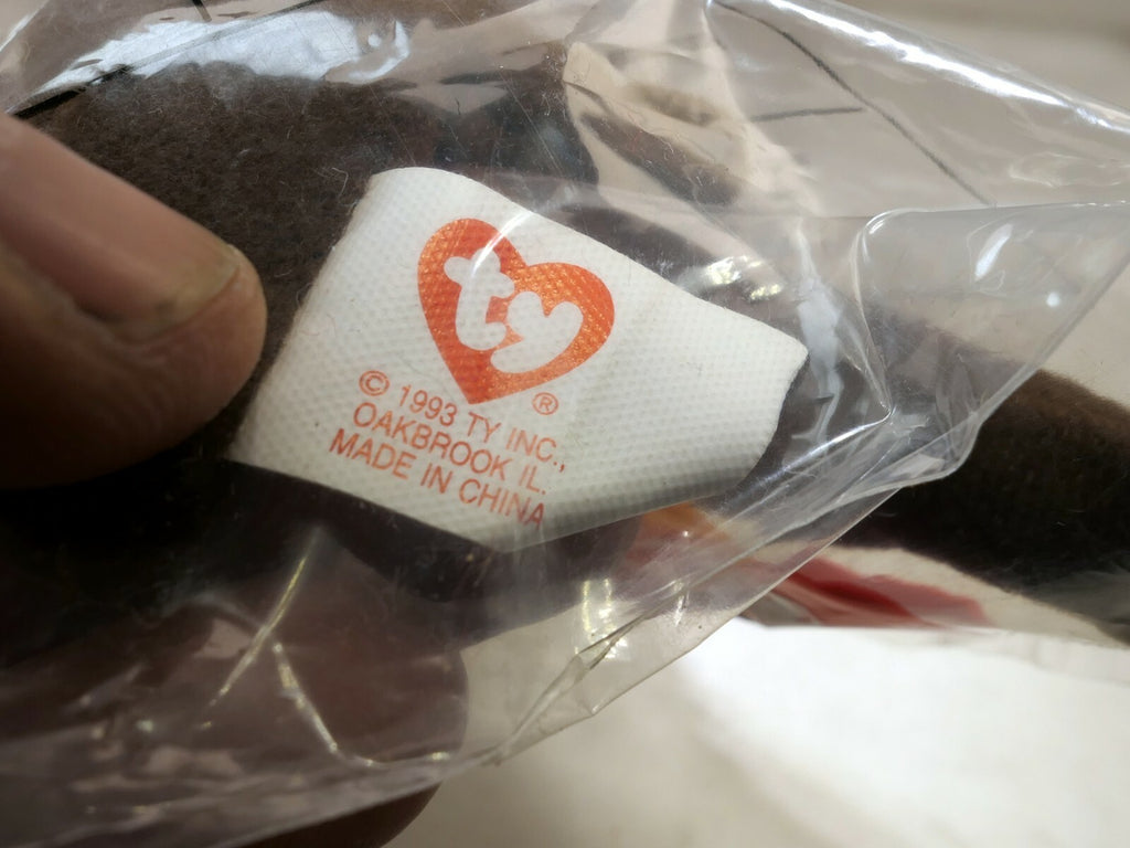 MCDONALD'S HAPPY MEAL TOY 1993 / CHOCOLATE BEANIE BABY #4 MOOSE TEENIE