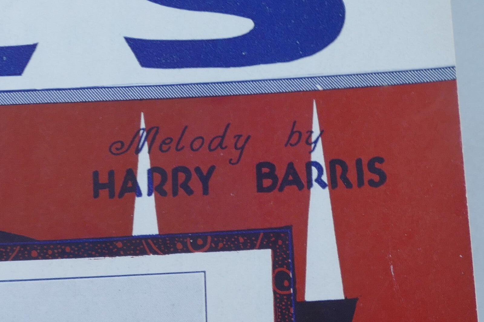 Lies by Harry Barris 1931 Shapiro, Bernstein and Co.