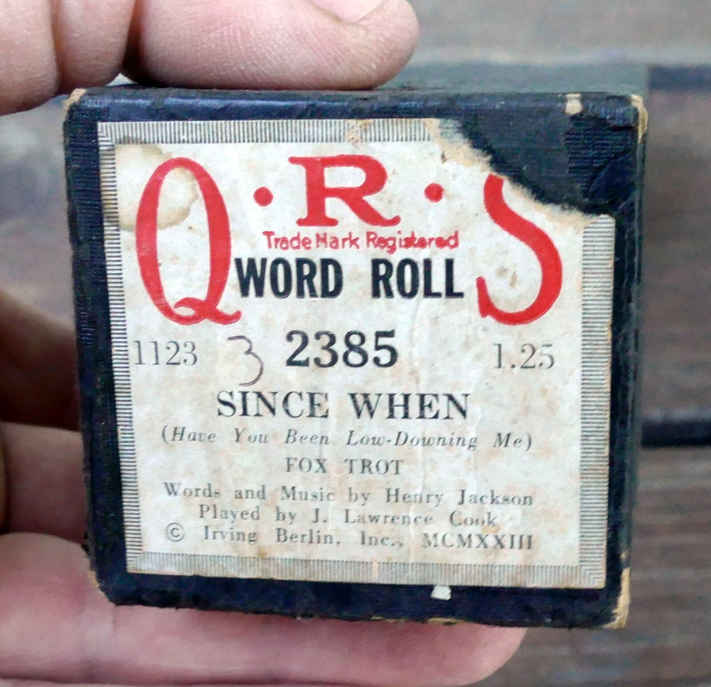 Qrs word roll 2385 since when have you been low downing me by henry jackson