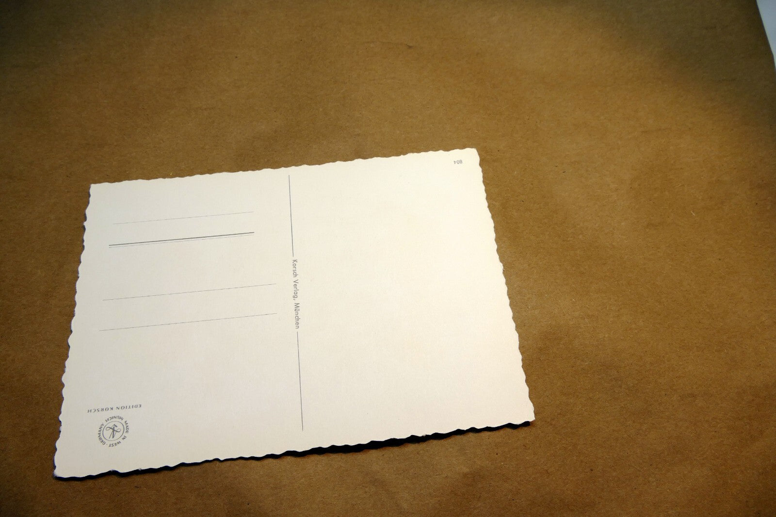 Adolf KORSCH VERLAG Postcard Munchen Boy with Flowers - Unposted Art