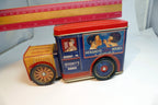 Hershey's Chocolate Kisses Collectible Vintage Milk Truck Tin with wheel lid