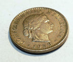 Coin switzerland 1959 20 rappen confoederatio helvetica