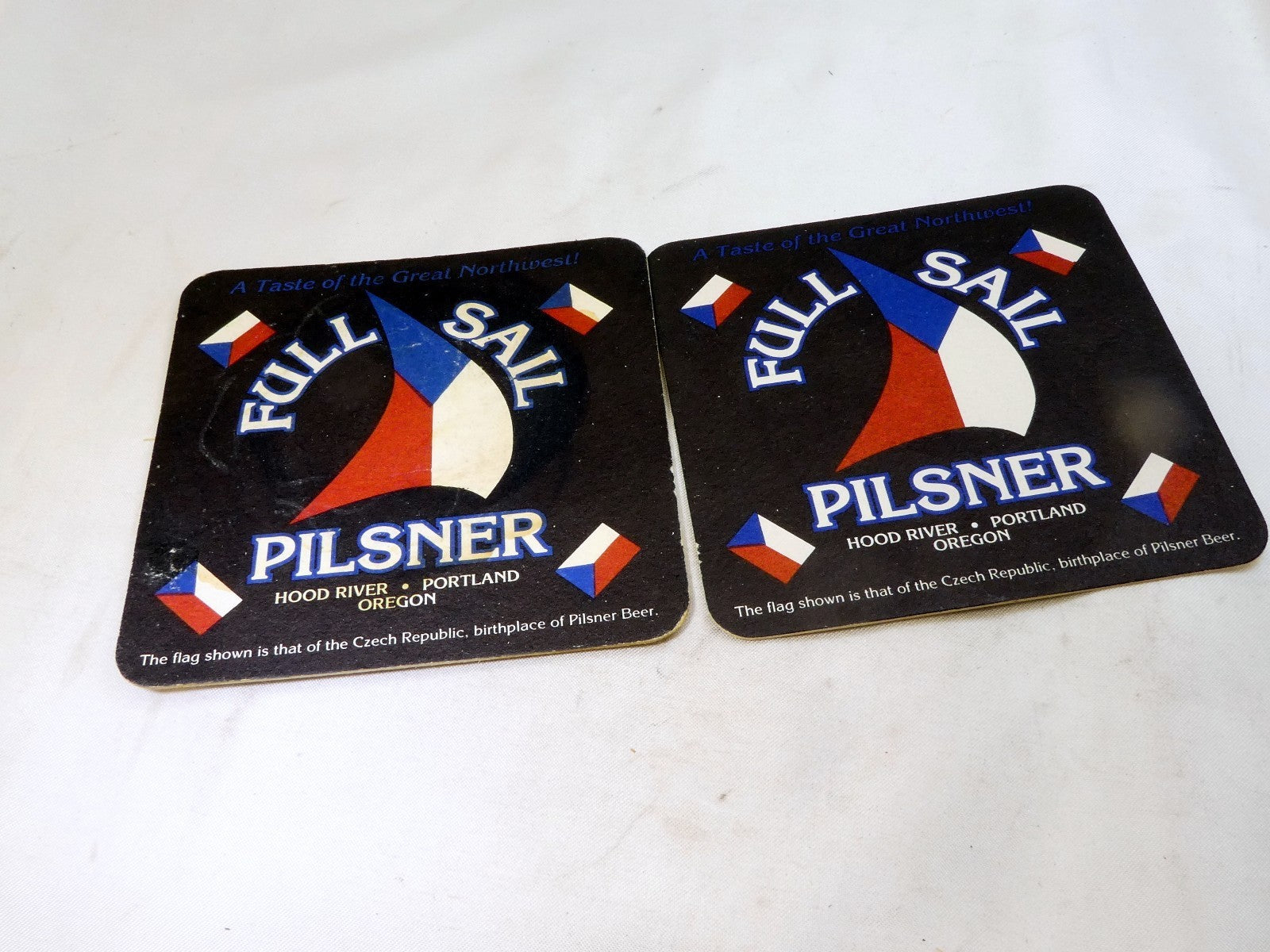 Full Sail Pilsner Portland Oregon  Bar Coaster Beer lot 2