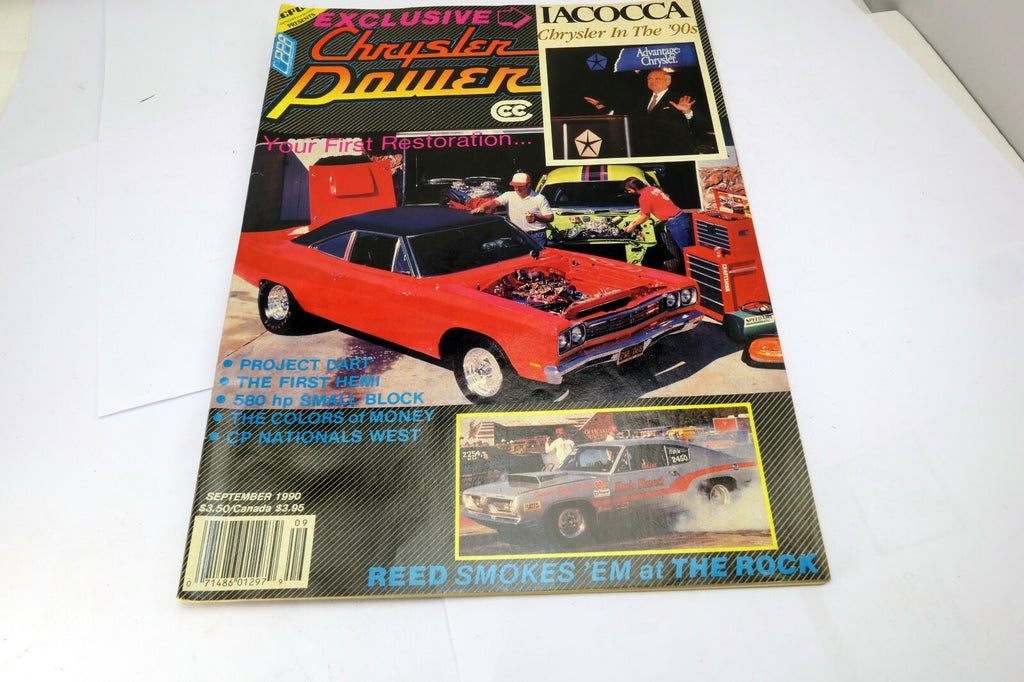 Chrysler Power Car Magazine September 1990 Project Dart 580HP Small 'Em