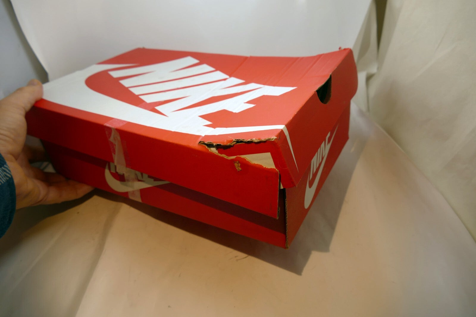 Storage BOX ONLY  Nike Dunk Low  White/Black 9 7.5  DD1503 101