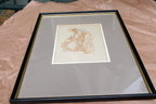 Mixed Media Colored Pencil Vaquero Cowboy HC Unsigned 1960's