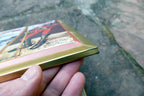 German Tin Box Schumann Nürnberger Burg Lebkuchen 12X15X5" large knight metal