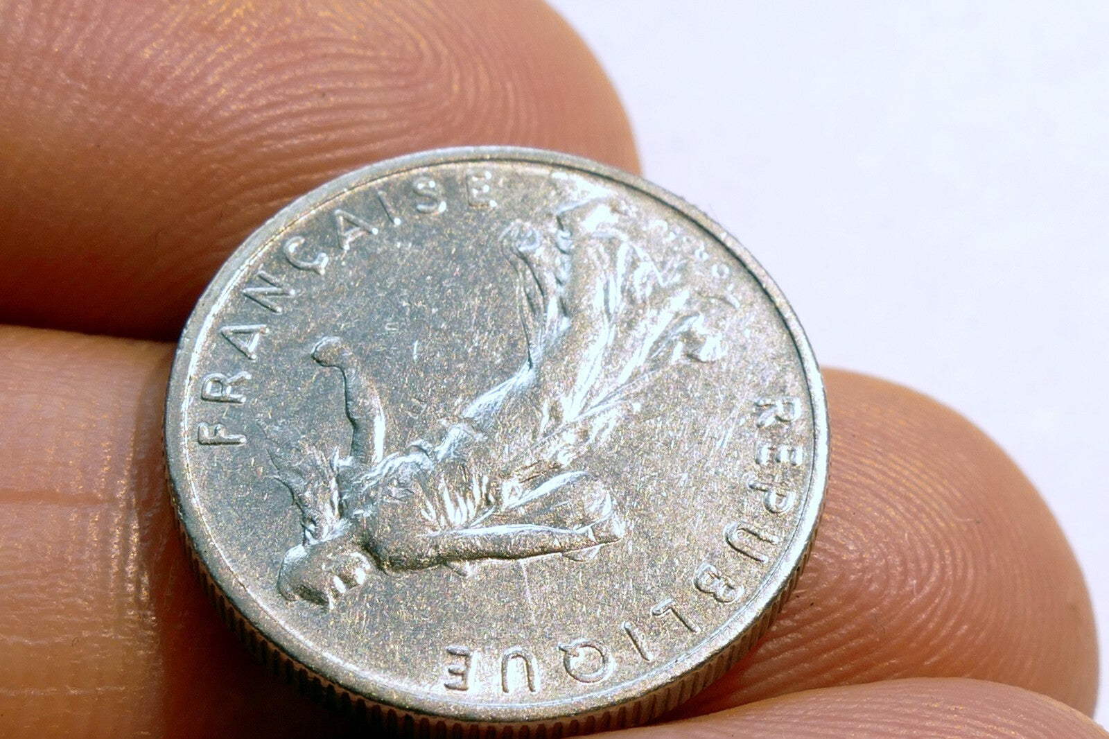 Republique Francais  1/2 Franc 1970 coin France