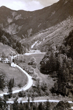 Sapotnitza loibta austria postcard 1940's   unposted