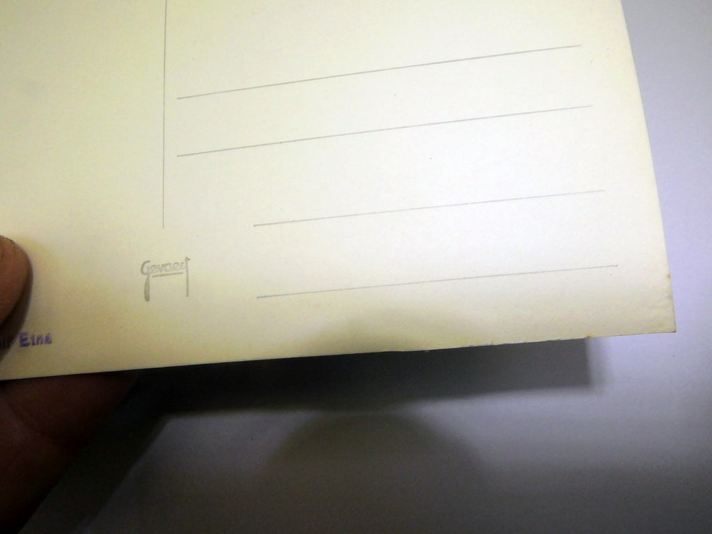 Cartolina Postale Carte Vista Post Card AntiqueTaormina Italie 1900's unused