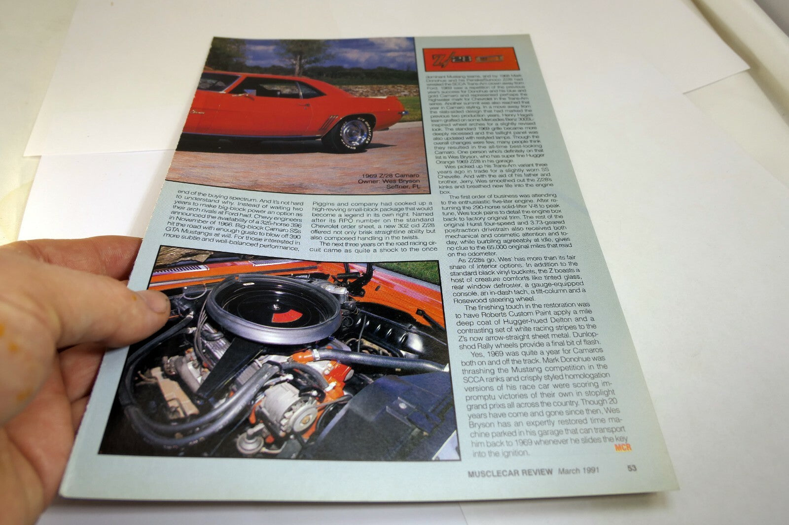 Pontiac 1LE Trans Am Street Fighter Advertisement Ad Magazine clipping Musclecar