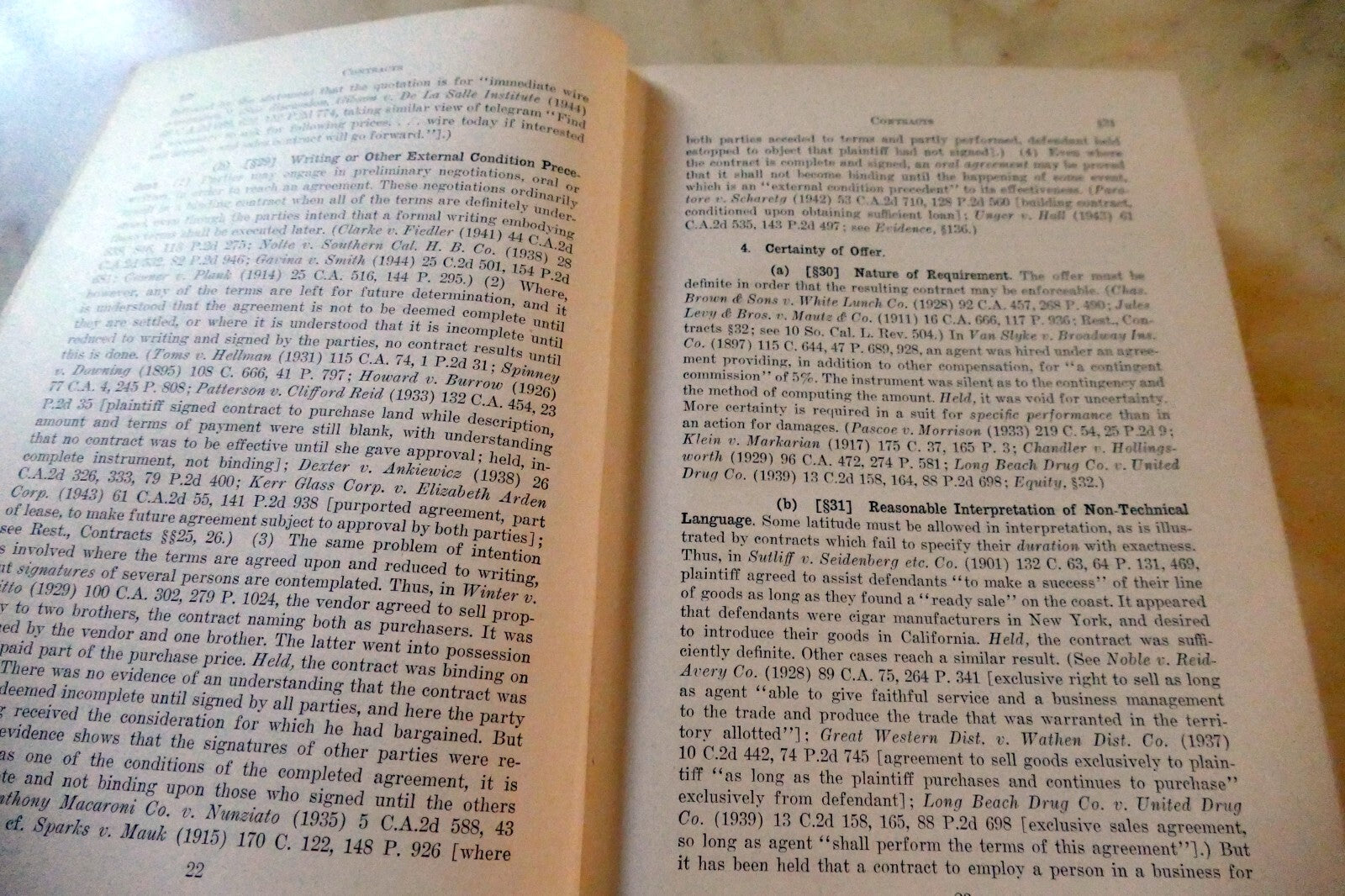 Summary of California Law 1946 Witkin Sixth Edition VOLUME 1