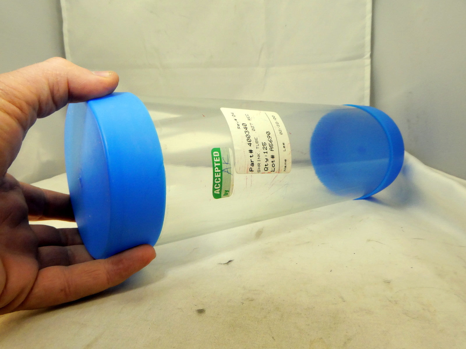 Beanie Babies TY toy EMPTY CASE plastic tube original genuine vintage Mcdonalds