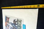 KNIGHT Flag Bearer HAND COLORED ENGRAVING large 21X24"