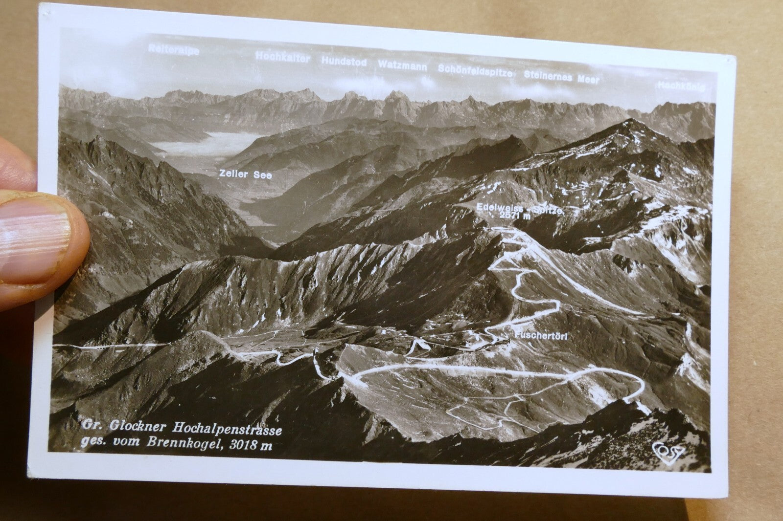 Großglockner - Gr. Glockner Brennkogel Alpine Road postcard Austria - unposted